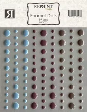Reprint - Ahesive Enamel Dots - Deck the Halls 003