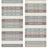 Reprint - Cozy Season - Text Norsk - Paper Stickers