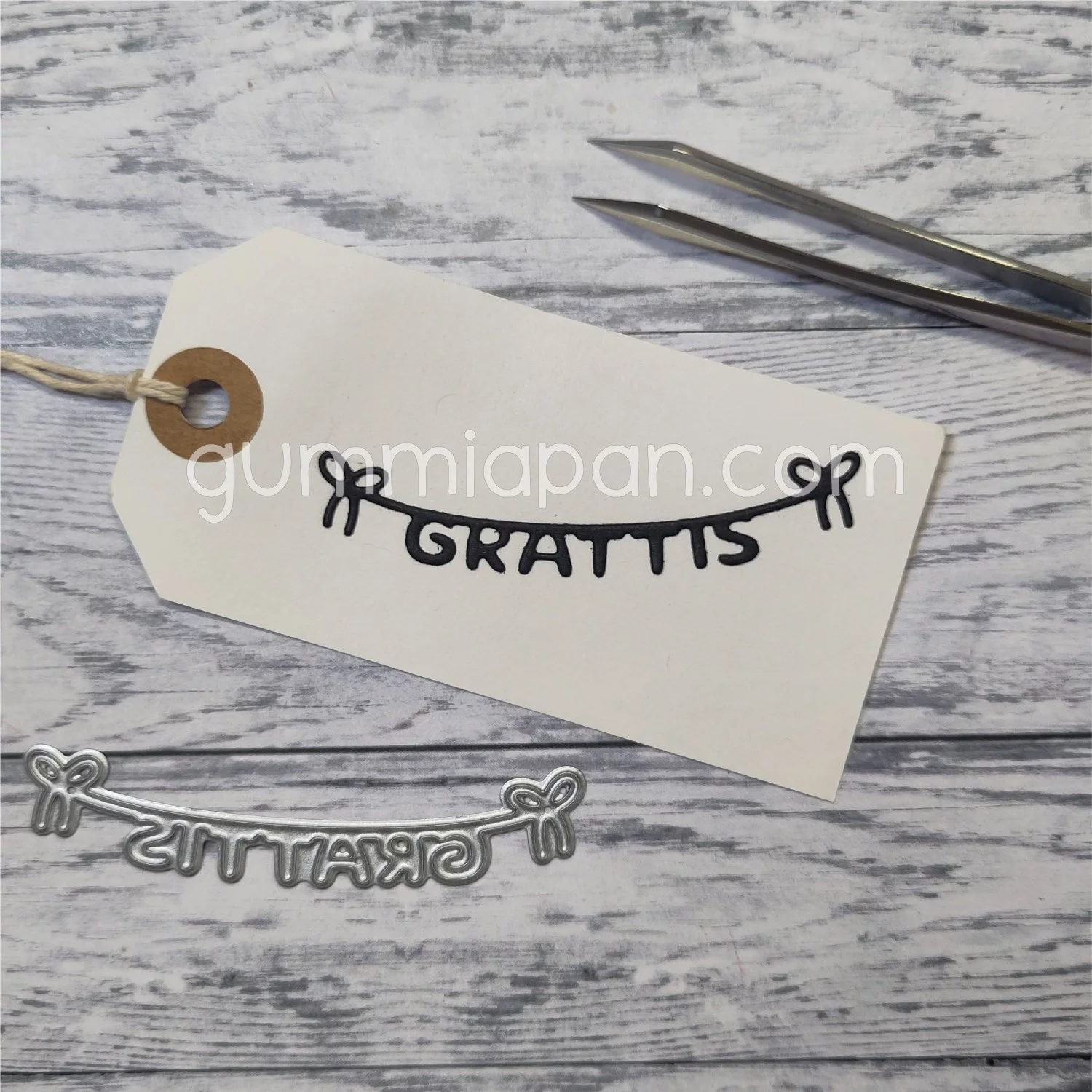 Gummiapan - Grattis på tråd- dies