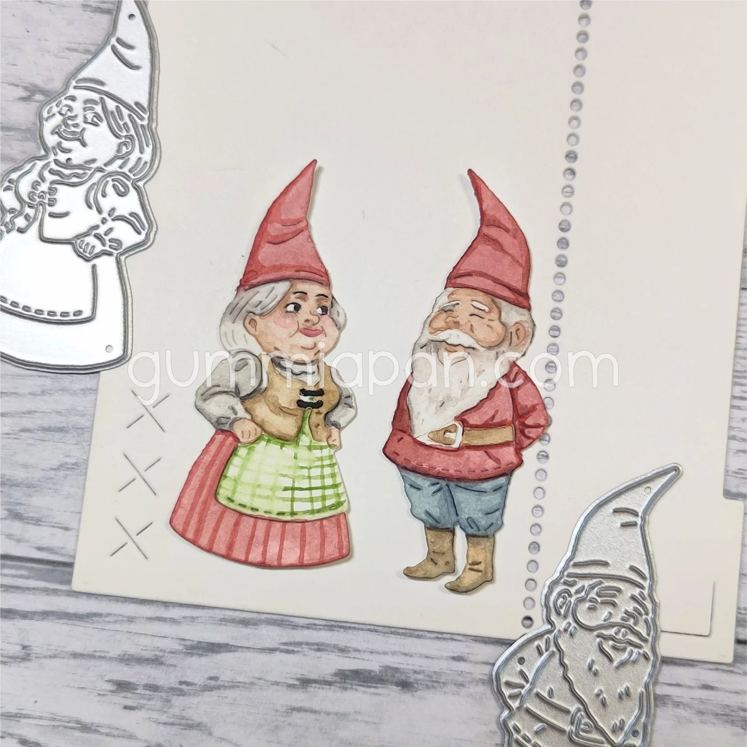 Gummiapan - Nissemor og nissefar - dies