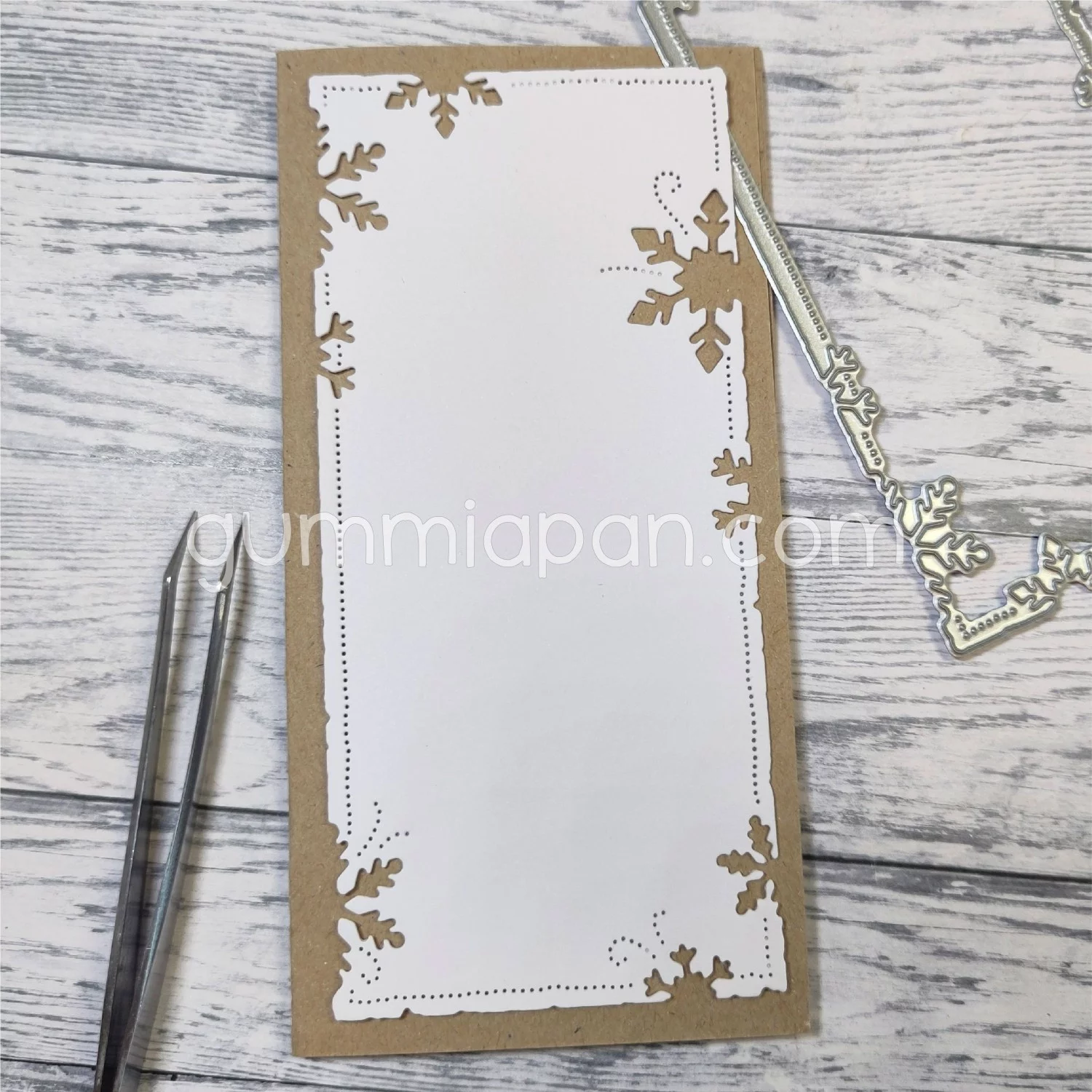 Gummiapan - Gummiapan SlimLine Snöflingor - dies