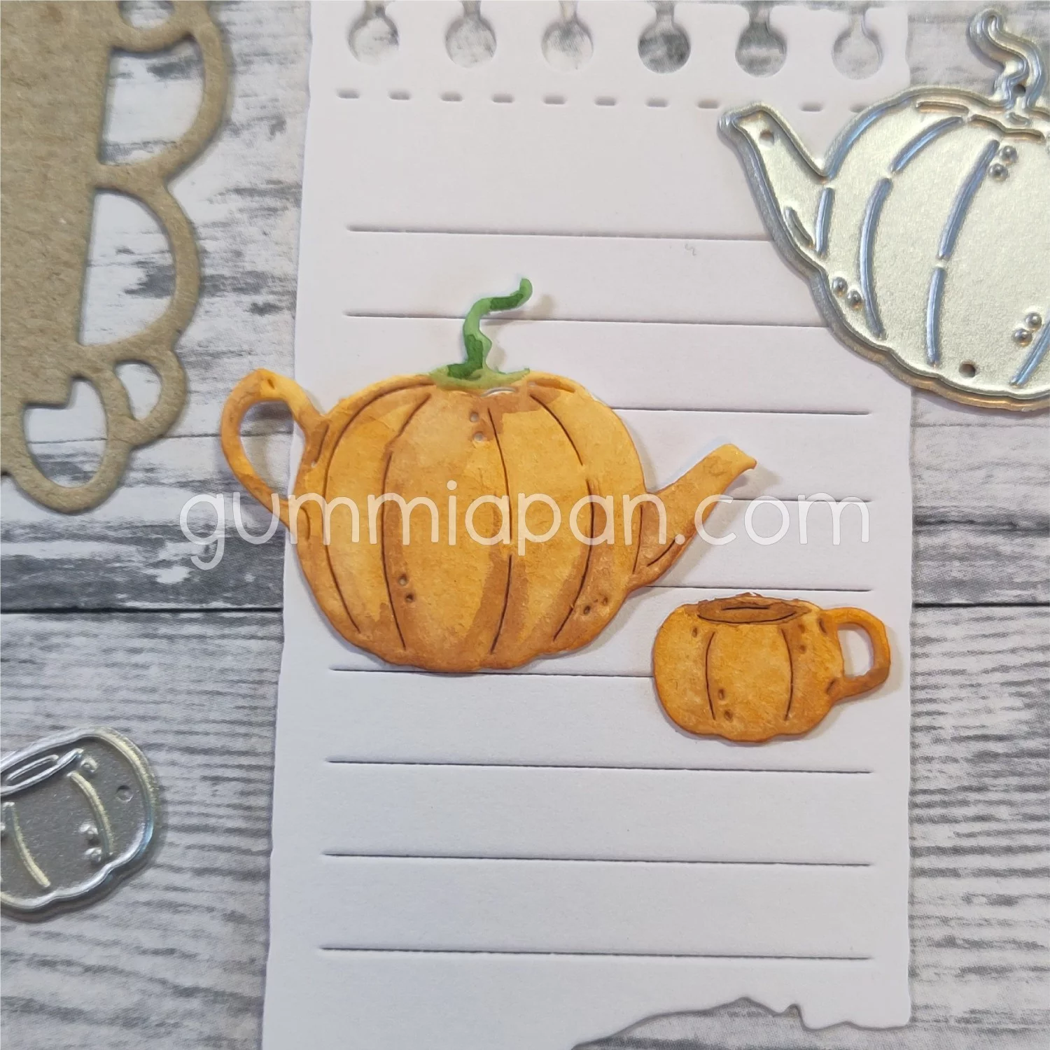 Gummiapan - Pumpakanna och Mugg - dies