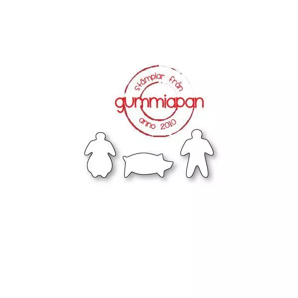 Gummiapan - Pepperkaker