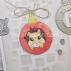 Gummiapan - Hamster i julekule- Dies