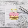 Gummiapan - Bursdagskake - dies