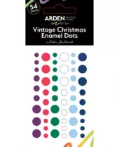 Arden - Vintage Christmas Enamel Dots (54pcs)