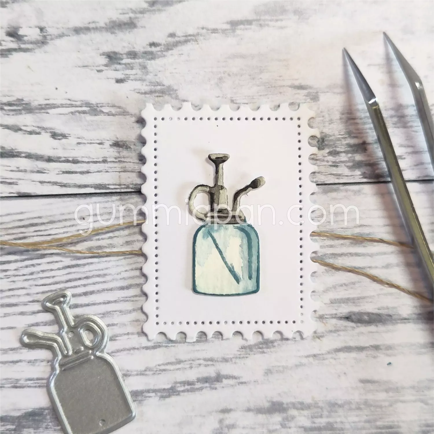 Gummiapan -  Blomstersprøyte - Dies