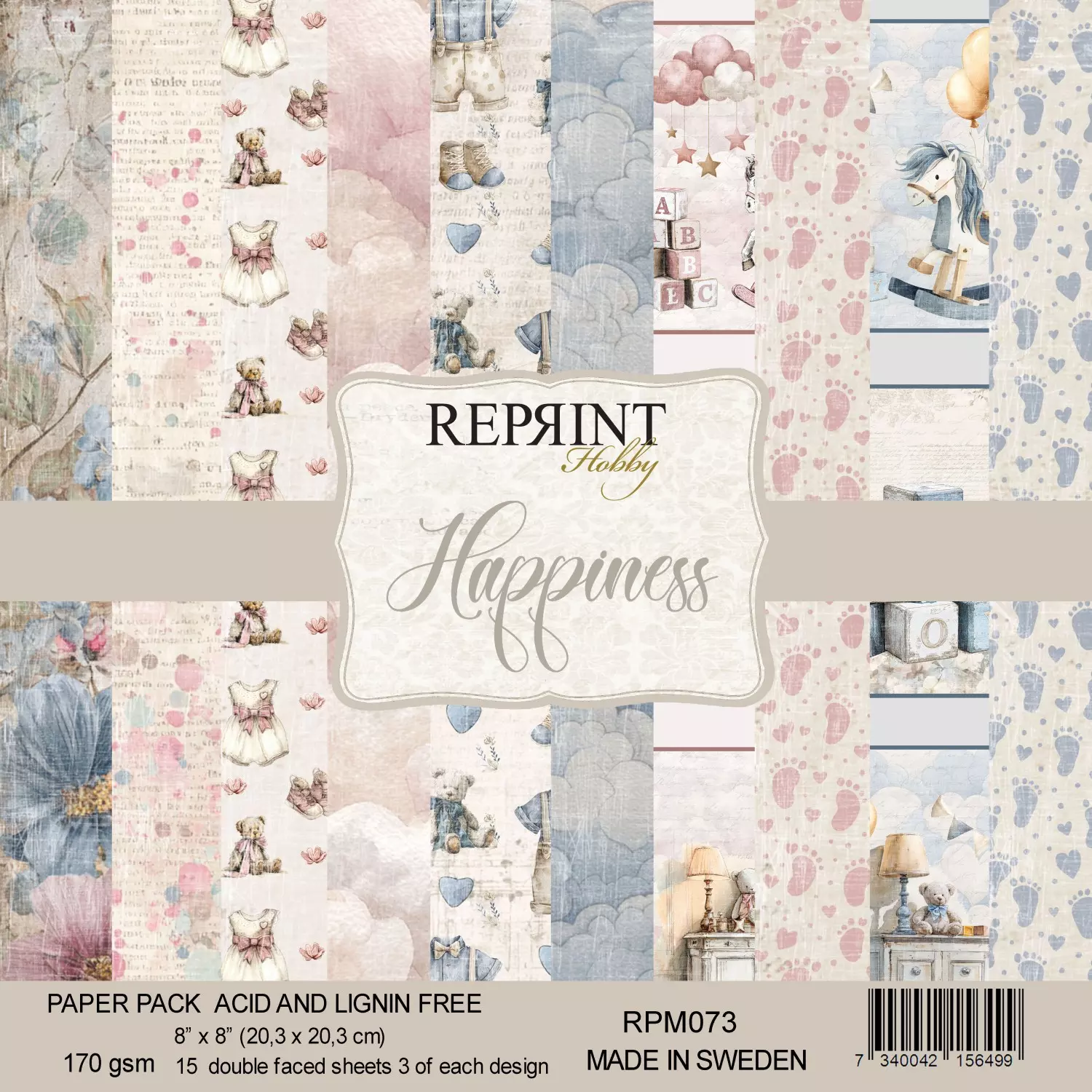 Reprint - Happiness Collection - 8x8