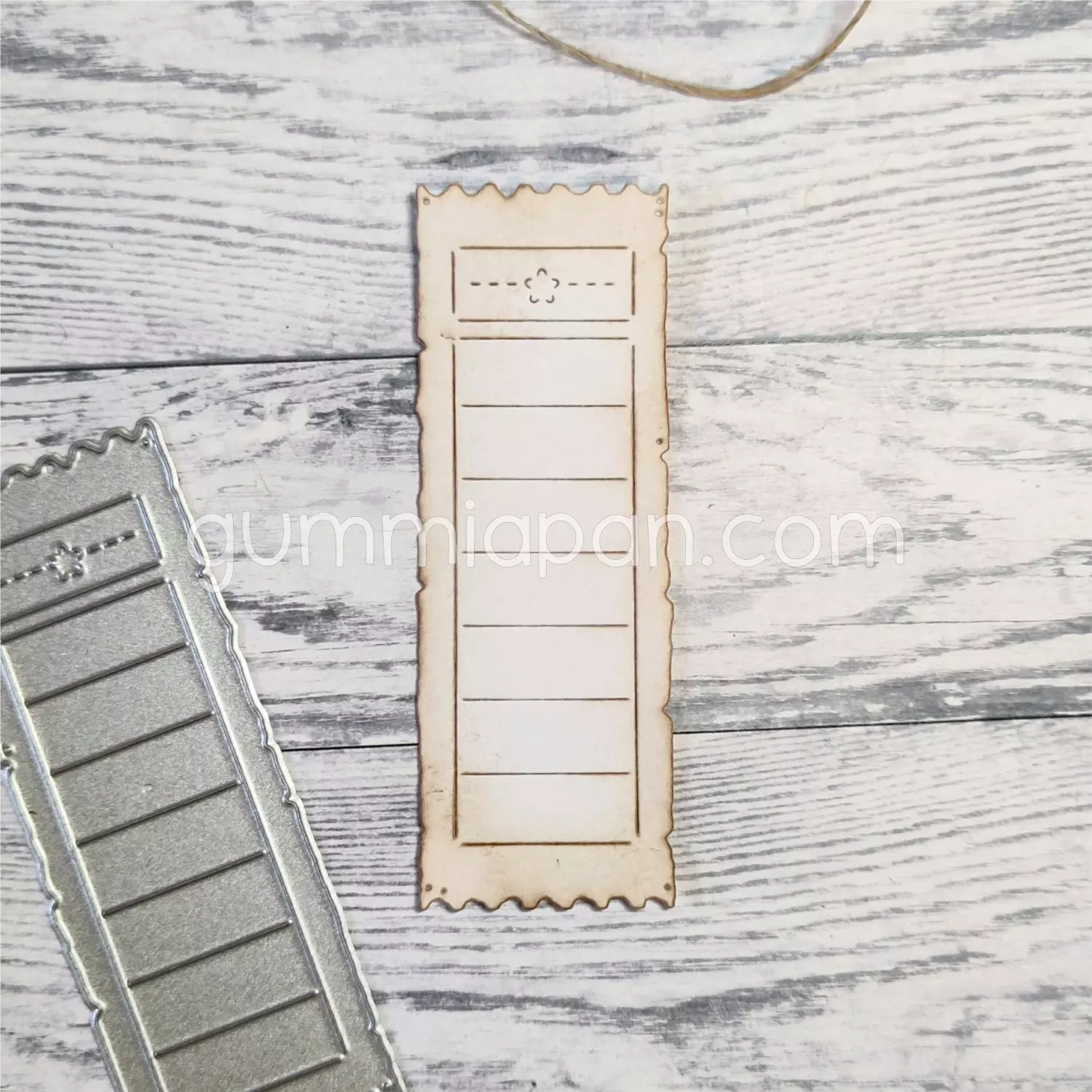 Gummiapan - Lang Sliten  Billett med Stjerne- dies