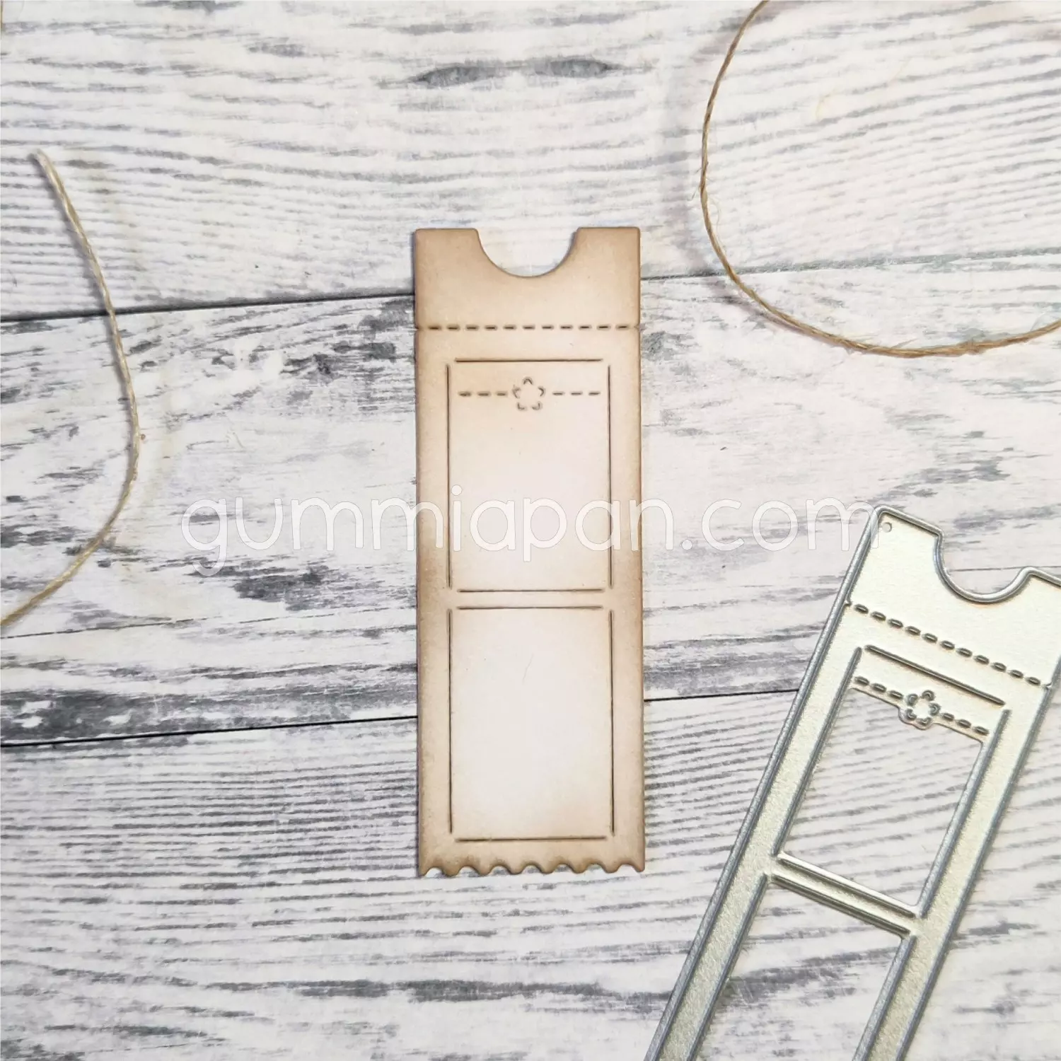 Gummiapan - Billett med dobble ruter- dies