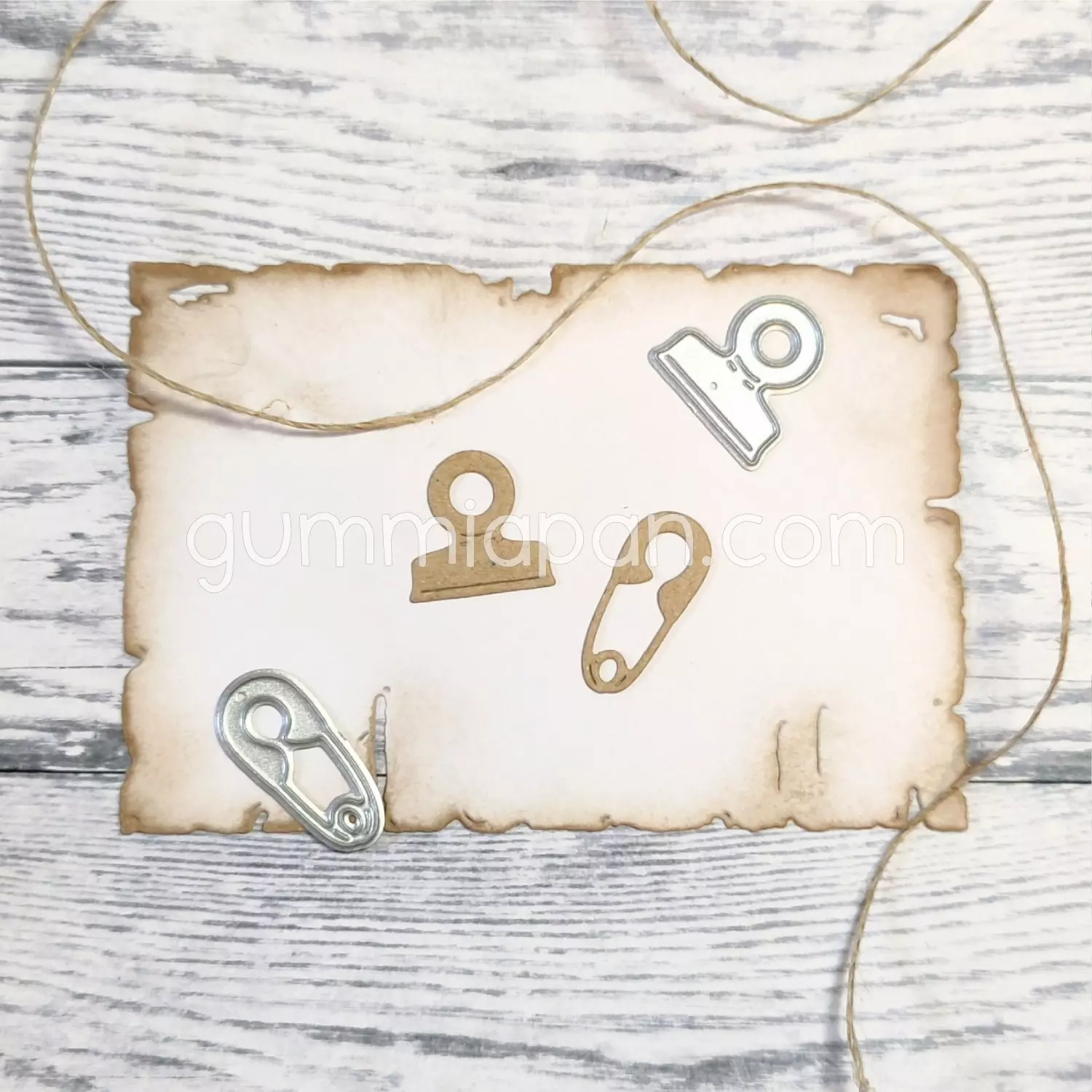 Gummiapan - Sikkerhetsnål og klemme- dies