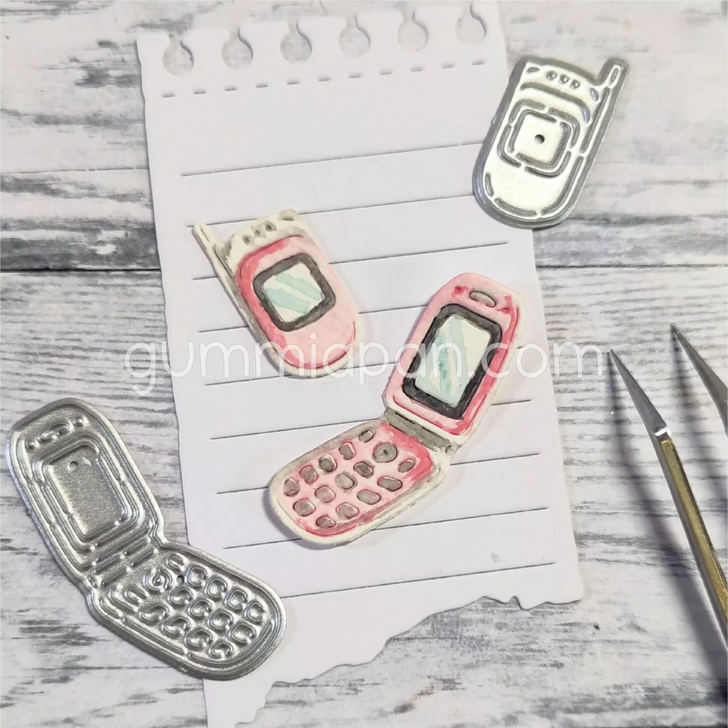 Gummiapan - Mobiltelefon - dies