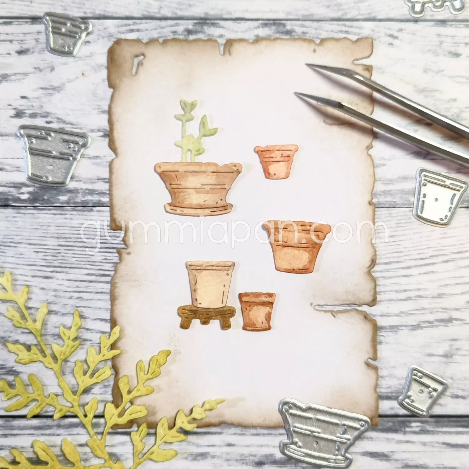 Gummiapan - Blanade krukor - dies