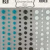 Reprint - Ahesive Enamel Dots -  006 Masculine moments