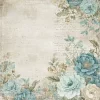 Reprint - masculine moments - Flower corner- 12 x 12"