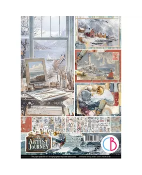 Ciao Bella -An Artist Journey A4 Creative Pad- 9 ark) A4