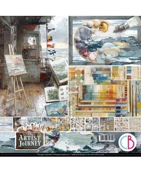 Ciao Bella  An Artist Journey 12x12 Inch Patterns Pad (8pcs