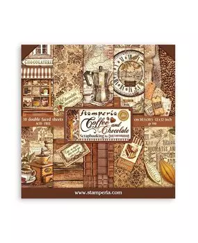 Stamperia - Coffee and Chocolate 12x12 Inch Paper Pack