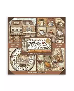 Stamperia - Coffee and Chocolate Maxi 12x12 Inch Paper Pack (Single Face)