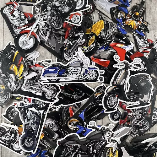Dan cuts - Motorsykkel