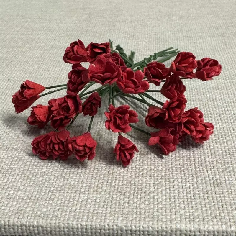 Papirdesign - Rufseknopper - Rød