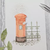 Gummiapan - Stor postkasse - Dies