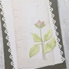 Gummiapan - Liten blomst med knopp - Dies