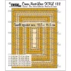Crealies • Crea-Nest-Lies XXL dies Rectangles with small squares