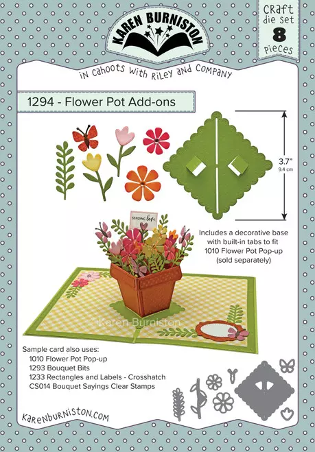 Karen Burniston Dies - Flower pot Add-ons