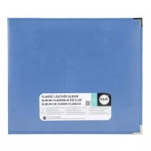 We R Classic Leather D-Ring Album 12"X12" - Country Blue
