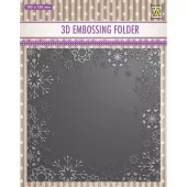 Nellies Choice - 3d Embossingfolder- "snowflake frame