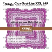 Crealies • Crea-Nest-Lies XXL Dies Fantasy Square A With Little Stripes 155