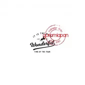 Gummiapan - …the most Wonderful time…. - umontert stempel