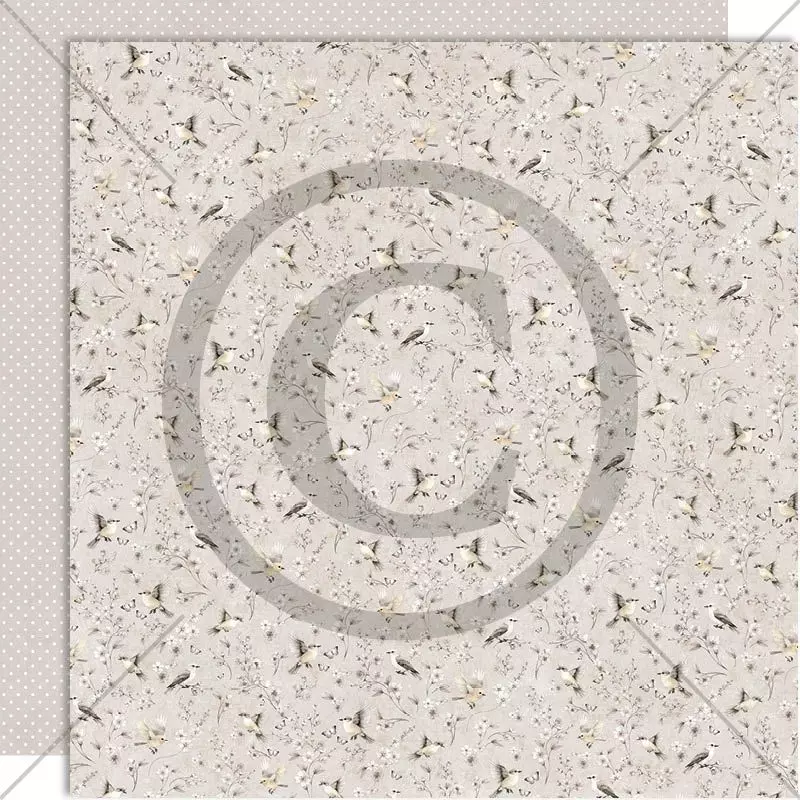 Papirdesign - 12 X 12 - Fremtidsdrøm - Kvitter og sang