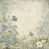 Reprint - Hello Spring Collection - Butterflies - 12 x 12"