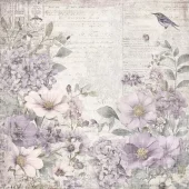 Reprint - Timeless - Faded Bloom - 12 x 12"