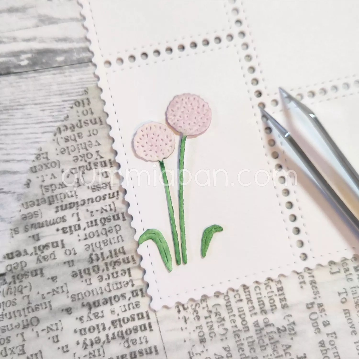 Gummiapan - Liten Allium- Dies