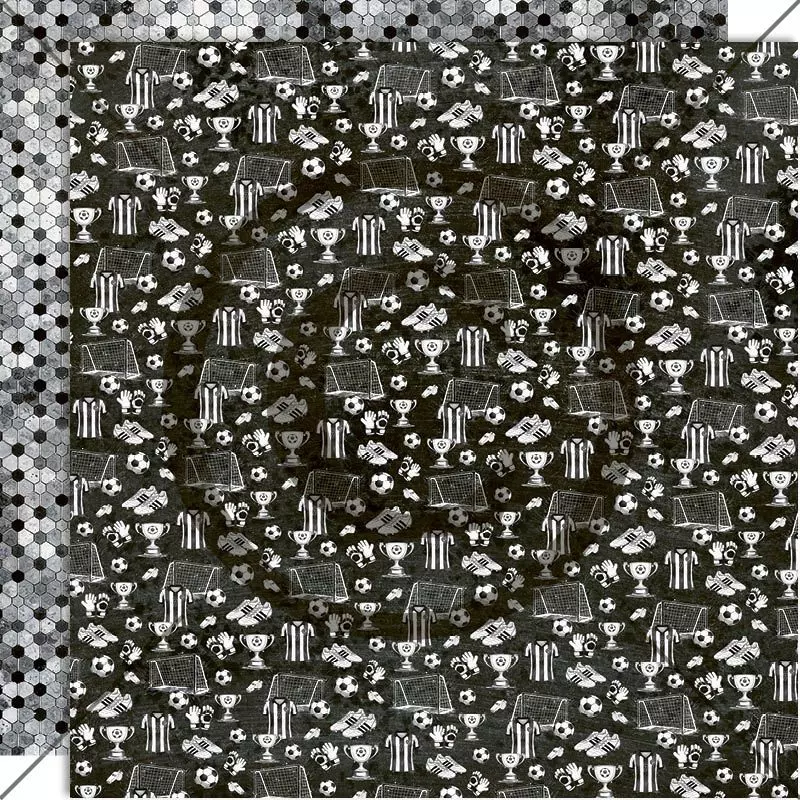 Papirdesign - 12 X 12 - Fremtidsdrøm - Fotballting