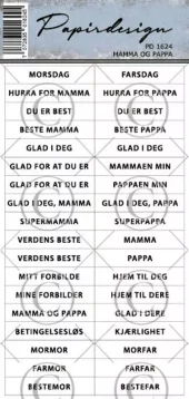 Papirdesign - Mamma og Pappa