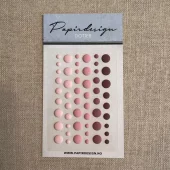 Papirdesign - Dotter - Rosa