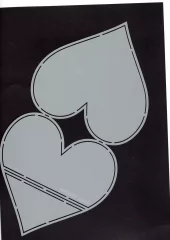 Dutch Doobadoo - Easel Heart - A4