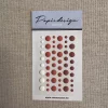 Papirdesign - Dotter - Rød