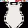 Dutch Doobadoo -Shield  Shape Art