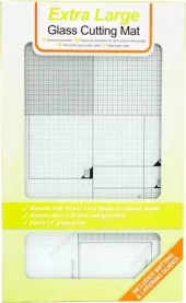 Tonic Studios - Tim Holtz - Extra Large Glass Media Mat - Hvit - 352e