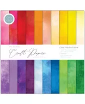 Craft Consortium Essential Craft Papers 12x12 Inch Paper Pad - Over the Rainbow