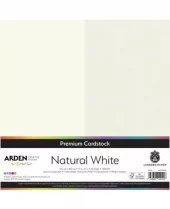 Arden - Premium Cardstock 12x12 Inch Natural White
