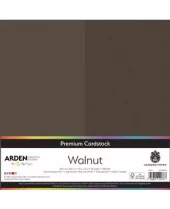 Arden - Premium Cardstock 12x12 Walnut