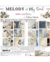 Craft O'Clock - Melody of My Soul 8x8 Inch Mix Papers Set