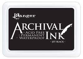 Archival Inks: JET BLACK