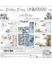 Craft O'Clock - Baby Boy Universe 6x6 Inch Paper Set
